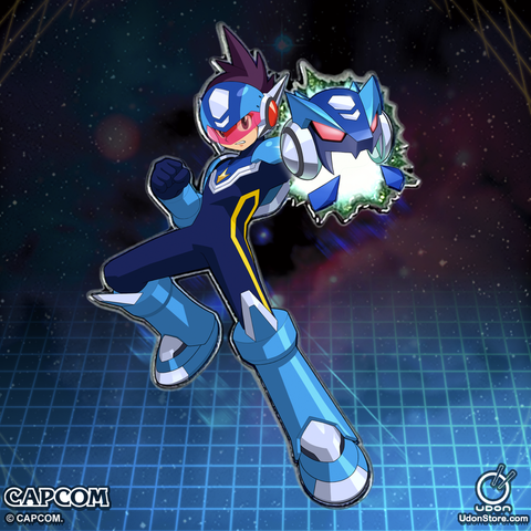 Star Force Mega Man Collectible Pin