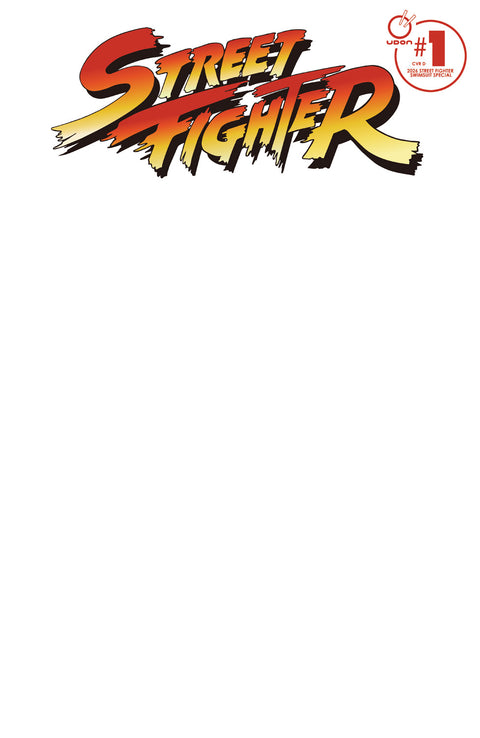 2026 Street Fighter Swimsuit Special #1 CVR D - Blank Sketch