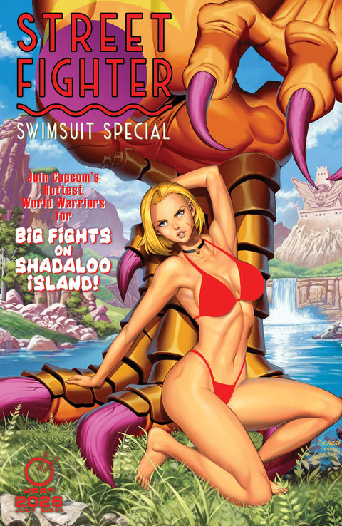 2026 Street Fighter Swimsuit Special #1 CVR X2 - Red Foil Homage by Genzoman