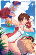 Street Fighter Masters: Akuma VS Ryu #1 - CVR X3 - Sakura Online Exclusive - Red Swimsuit Variant