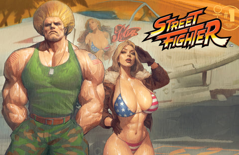 Street Fighter Masters: Guile #1 CVR X2 - Julia Swimsuit Pinup
