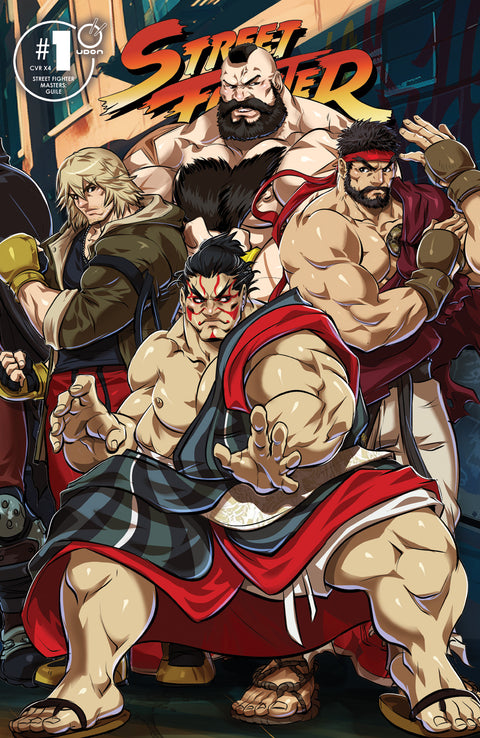 Street Fighter Masters: Guile #1 CVR X4 - Wraparound World Jam