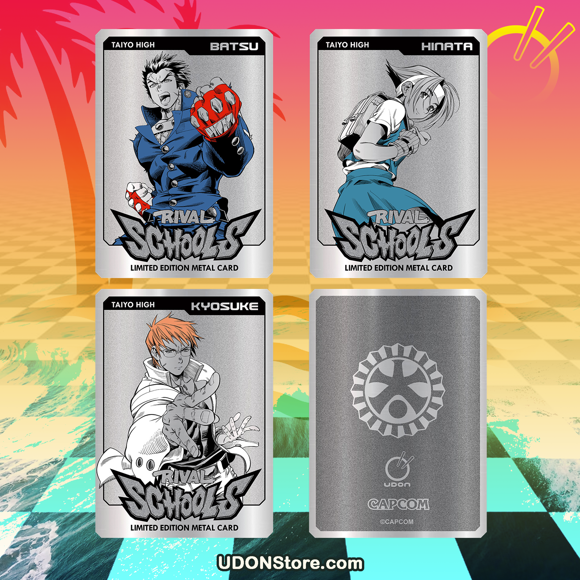 Rival Schools: Taiyo High Collectible Metal Card Set - SDCC 2025