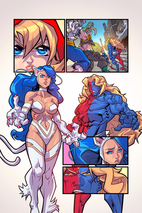 Team Darkstalkers #1 CVR D - Red Blank Sketch