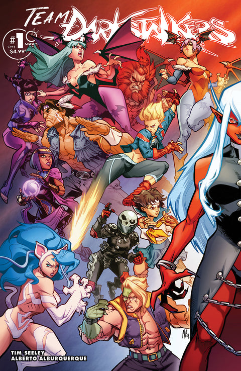 Team Darkstalkers #1 CVR B - Alberto Alburquerque