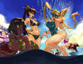 2022 Street Fighter Swimsuit Special #1 CVR X3 - Panzer Good Girls