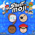 Street Fighter: Street-Moji Pins :( - Shadaloo Set