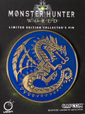 Monster Hunter Dragon Emblem Pin - Blue Version