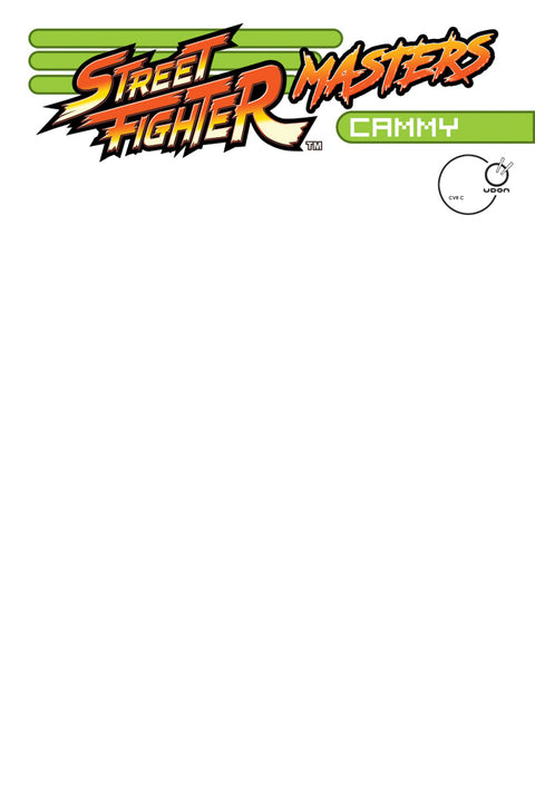 Street Fighter Masters: Cammy #1 - Blank Sketch -CVR C