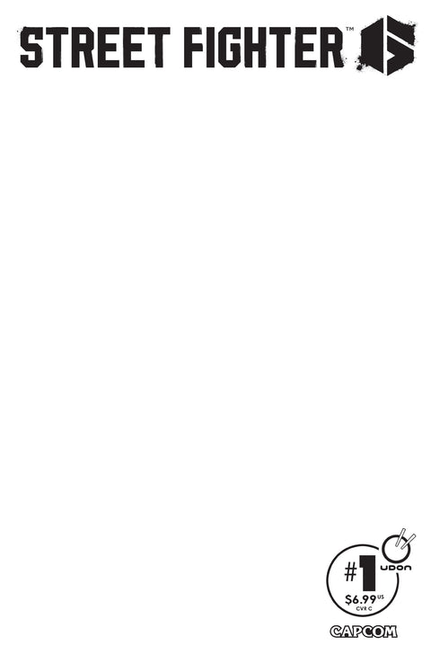 Street Fighter 6 #1 - CVR C - Blank Sketch
