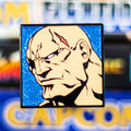 Super Street Fighter II Turbo Character Select Pin -Sagat- Glitter Variant