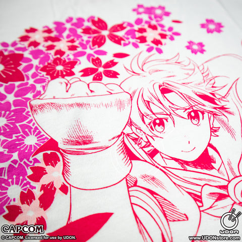 Street Fighter Sakura Blossom Tee