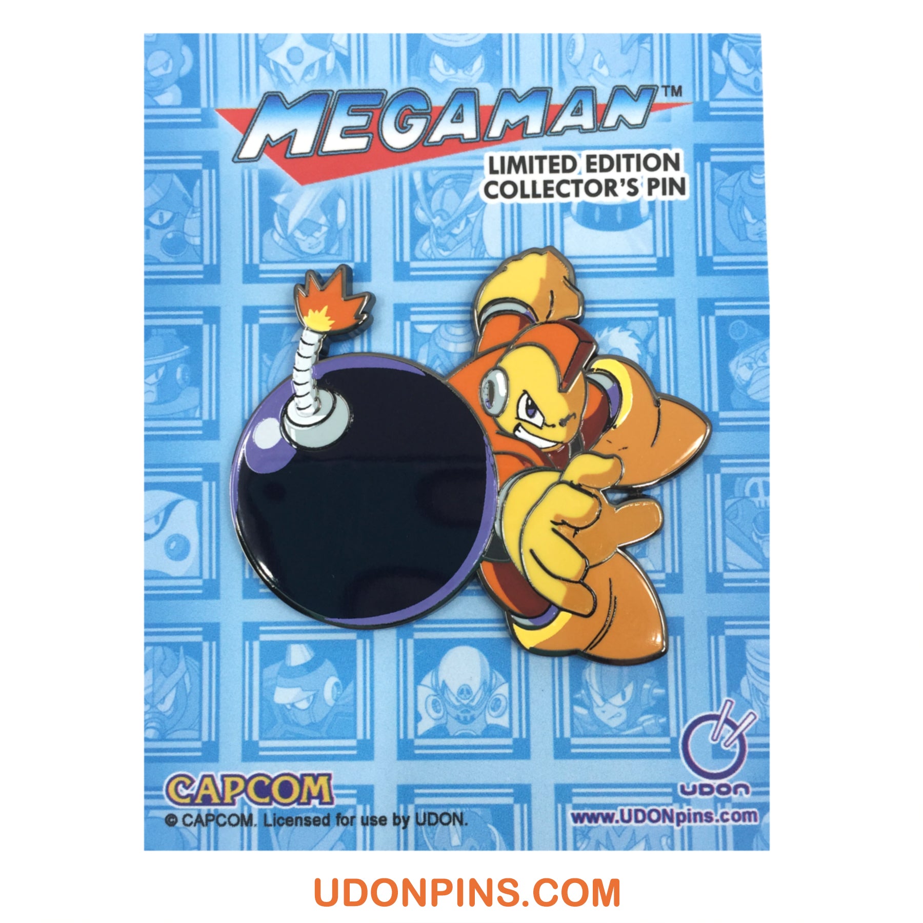 Mega Man Robot Masters Collector's Pin - Bomb Man – UDON Entertainment